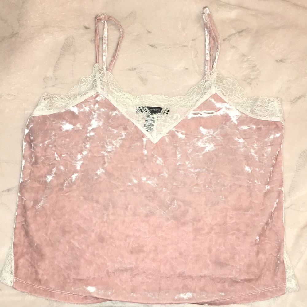 Laced Velvet top